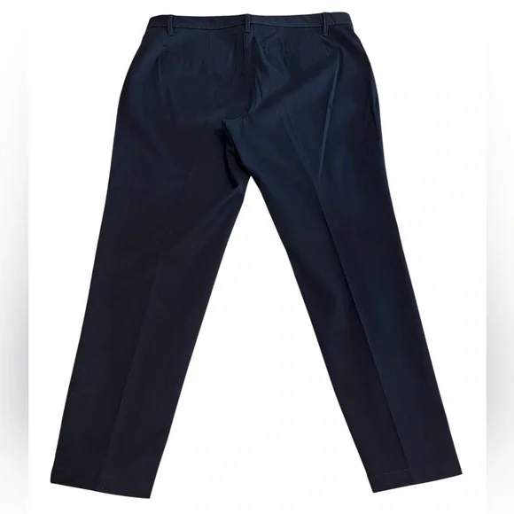 Talbots Dark Navy Girlfriend Chino Petites 12P Relaxed Straight Leg Pant Office - Picture 4 of 10